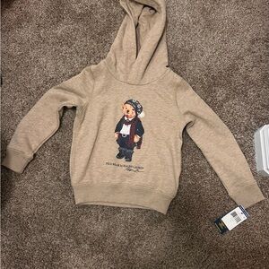 Ralph Lauren lunar bear hoodie youth size 6. New with tags